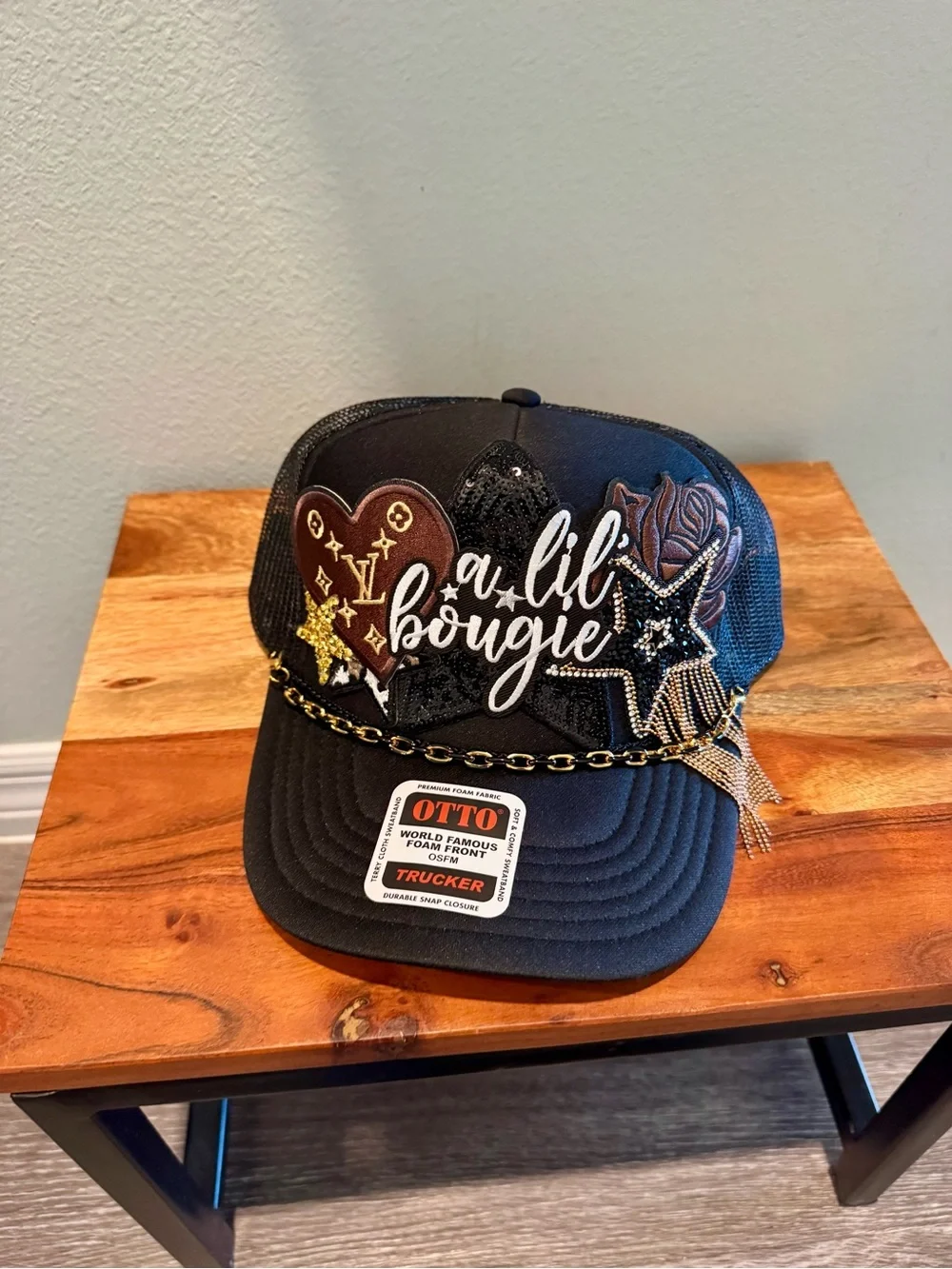 Custom Unlimited Bougie Otto Trucker Hat new w/tags